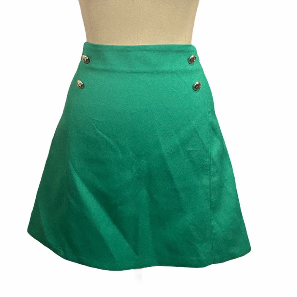 **TAKING BEST OFFER** ZARA Green A Line Mini Skirt Size Small